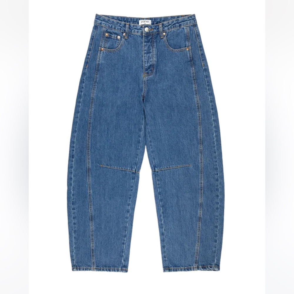 BRAND NEW Parke Horseshoe Jeans- size 28 in Medium Wash
